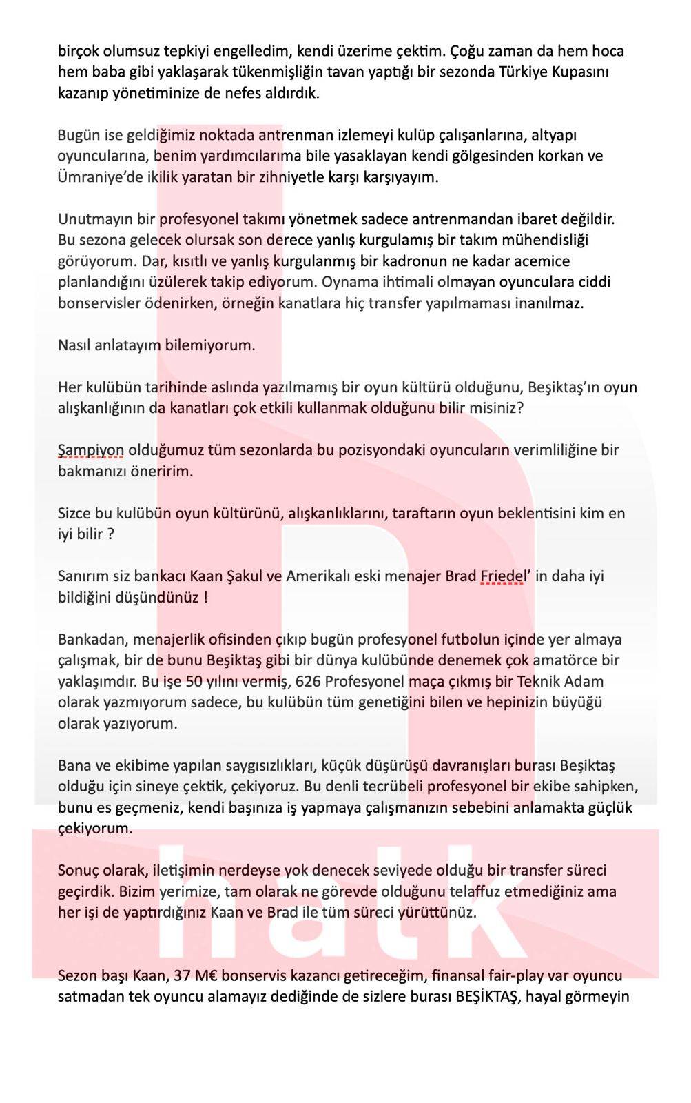 7 sayfalık mektubun tamamı ortaya çıktı. Hasan Arat okudu Samet Aybaba'yı gönderdi 9